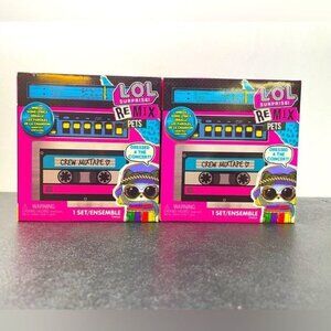 2X LOL SURPRISE REMIX PETS 9 Surprises